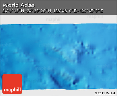 Physical 3D Map of the Area around 24° 22' 49" N, 129° 16' 30" E