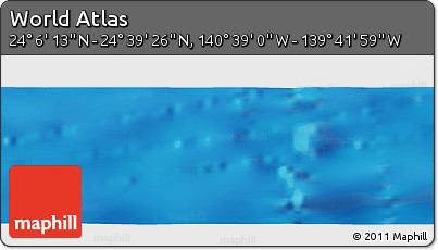 Physical Panoramic Map of the Area around 24° 22' 49" N, 140° 10' 30" W