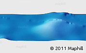 Shaded Relief Panoramic Map of the area around 24° 22' 49" N, 161° 34' 29" E