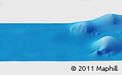 Physical Panoramic Map of the area around 24° 22' 49" N, 174° 10' 30" W