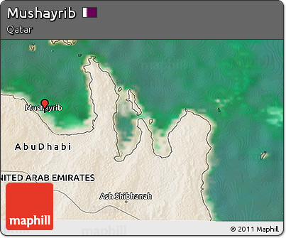 Satellite 3D Map of Mushayrib