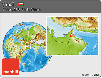 Physical Location Map of Ḩansī