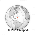 Outline Map of the Area around 24° 22' 49" N, 59° 25' 29" W, rectangular outline