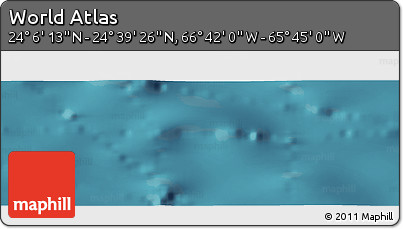 Satellite Panoramic Map of the Area around 24° 22' 49" N, 66° 13' 29" W