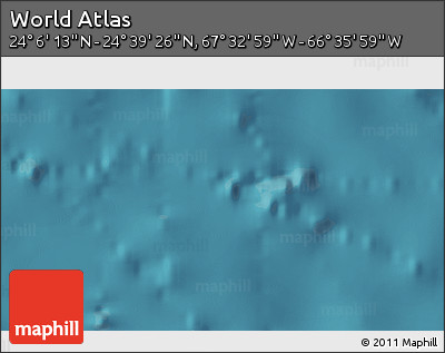 Satellite 3D Map of the Area around 24° 22' 49" N, 67° 4' 29" W