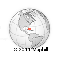 Outline Map of Cargill Creek, rectangular outline