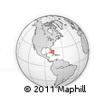 Outline Map of the Area around 24° 22' 49" N, 78° 7' 30" W, rectangular outline