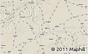 Shaded Relief Map of Pawai