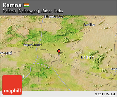 Satellite 3D Map of Ramna