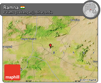 Satellite Map of Ramna