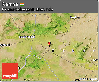 Satellite Map of Ramna