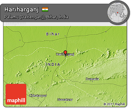 Physical 3D Map of Hariharganj