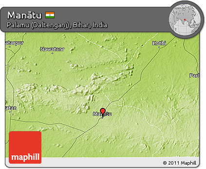 Physical 3D Map of Manātu