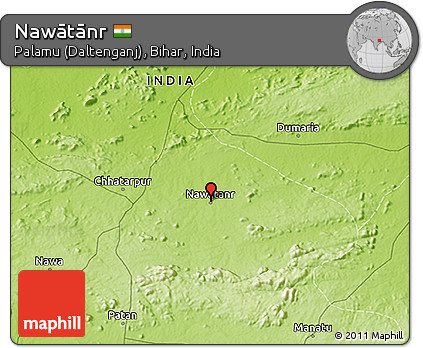 Physical 3D Map of Nawātānr