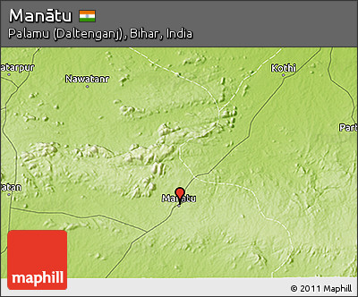 Physical 3D Map of Manātu
