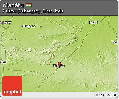 Physical 3D Map of Manātu