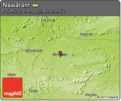 Physical 3D Map of Nawātānr