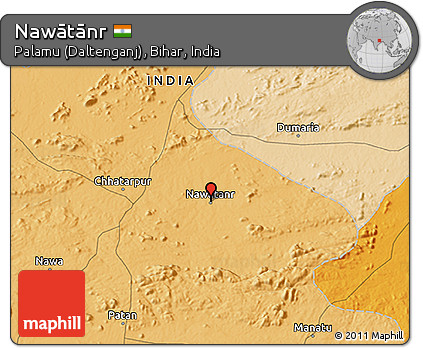 Political 3D Map of Nawātānr