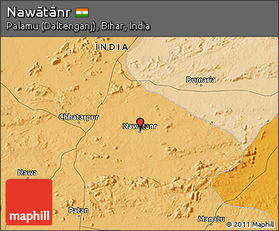 Political 3D Map of Nawātānr