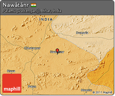 Political 3D Map of Nawātānr