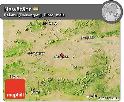 Satellite 3D Map of Nawātānr