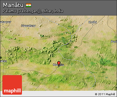 Satellite 3D Map of Manātu