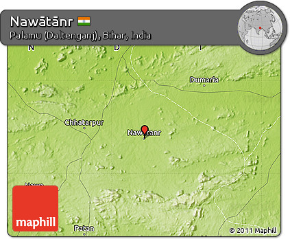 Physical Map of Nawātānr