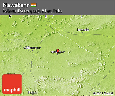 Physical Map of Nawātānr