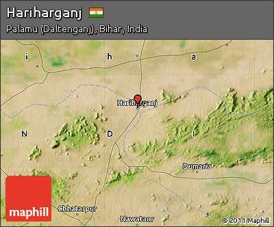 Satellite Map of Hariharganj