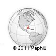Outline Map of the Area around 24° 22' 49" N, 84° 4' 29" W, rectangular outline