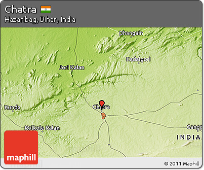 Physical 3D Map of Chatra