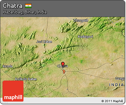 Satellite 3D Map of Chatra