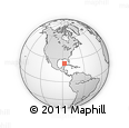 Outline Map of the Area around 24° 22' 49" N, 87° 28' 29" W, rectangular outline