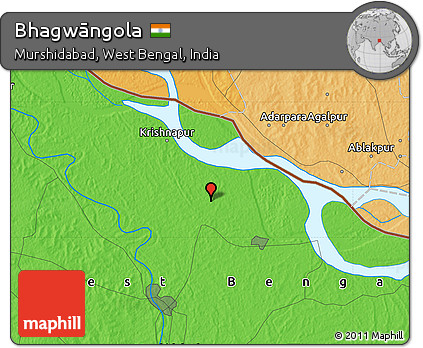 Political Map of Bhagwāngola