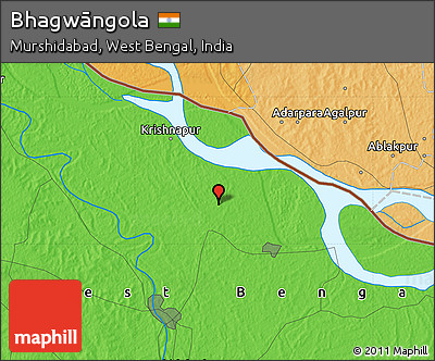 Political Map of Bhagwāngola