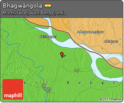 Political Map of Bhagwāngola