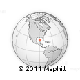 Outline Map of the Area around 24° 22' 49" N, 89° 10' 30" W, rectangular outline