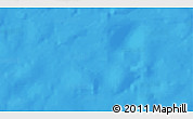 Physical 3D Map of the area around 24° 22' 49" N, 91° 43' 29" W