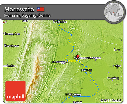 Physical 3D Map of Manawtha