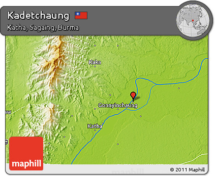 Physical 3D Map of Kadetchaung