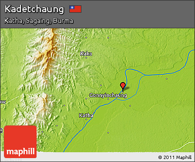 Physical 3D Map of Kadetchaung
