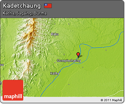 Physical 3D Map of Kadetchaung