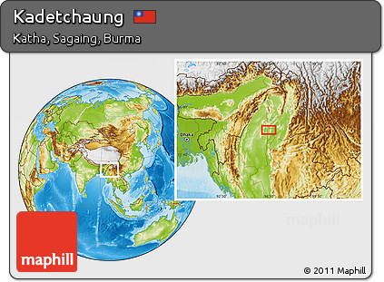 Physical Location Map of Kadetchaung