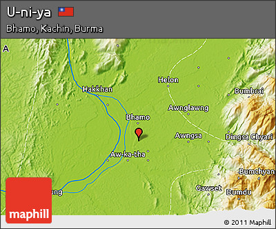 Physical 3D Map of U-ni-ya