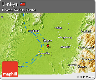Physical 3D Map of U-ni-ya