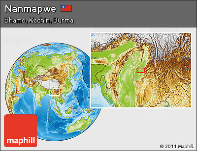 Physical Location Map of Nanmapwe