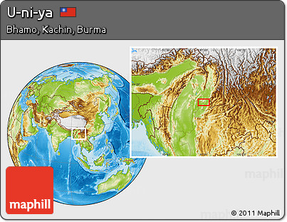 Physical Location Map of U-ni-ya