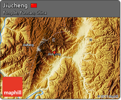 Physical Map of Jiucheng