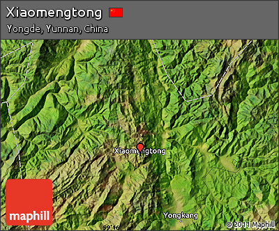 Satellite Map of Xiaomengtong