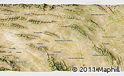 Satellite 3D Map of the area around 24° 52' 30" N, 101° 4' 29" W